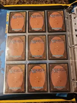 Vintage Magic The Gathering Binder Collection Card Lot MTG 1993-2003 Rares - Image 5