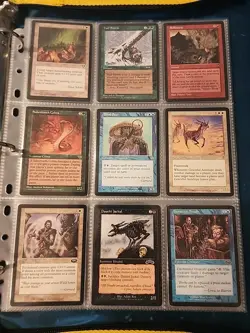 Vintage Magic The Gathering Binder Collection Card Lot MTG 1993-2003 - Image 3