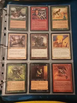 Vintage Magic The Gathering Binder Collection Card Lot MTG 1993-2003 - Image 5