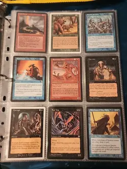 Vintage Magic The Gathering Binder Collection Card Lot MTG 1993-2003 - Image 4