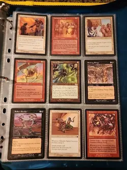 Vintage Magic The Gathering Binder Collection Card Lot MTG 1993-2003 Rares - Image 4