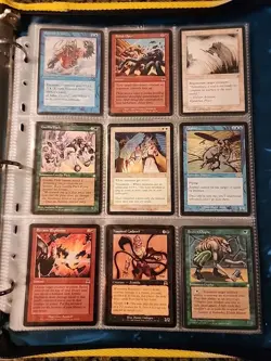 Vintage Magic The Gathering Binder Collection Card Lot MTG 1993-2003 Rares - Image 1