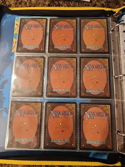 Vintage Magic The Gathering Binder Collection Card Lot MTG 1993-2003 Rares - Image 4