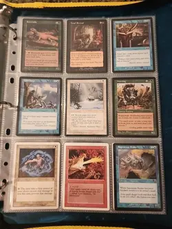 Vintage Magic The Gathering Binder Collection Card Lot MTG 1993-2003 - Image 3