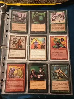 Vintage Magic The Gathering Binder Collection Card Lot MTG 1993-2003 - Image 5