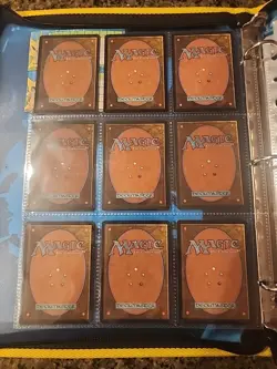 Vintage Magic The Gathering Binder Collection Card Lot MTG 1993-2003 Rares - Image 2