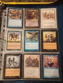 Vintage Magic The Gathering Binder Collection Card Lot MTG 1993-2003 Rares - Image 4