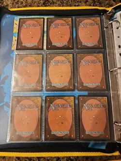 Vintage Magic The Gathering Binder Collection Card Lot MTG 1993-2003 Rares - Image 2