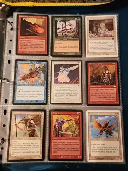 Vintage Magic The Gathering Binder Collection Card Lot MTG 1993-2003 Rares - Image 4