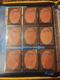 Vintage Magic The Gathering Binder Collection Card Lot MTG 1993-2003 Rares - Image 2