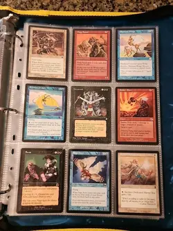 Vintage Magic The Gathering Binder Collection Card Lot MTG 1993-2003 Rares - Image 3