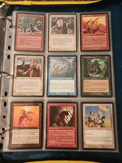 Vintage Magic The Gathering Binder Collection Card Lot MTG 1993-2003 - Image 3