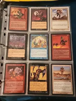 Vintage Magic The Gathering Binder Collection Card Lot MTG 1993-2003 - Image 5