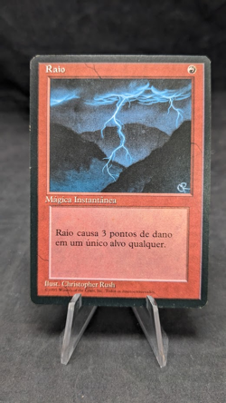 Lightning Bolt - MTG the Gathering - 4th Fourth Edition FBB - PORTUGESE - LP - Image 1