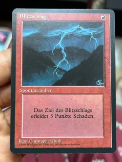 German FBB • Lightning Bolt • Pack Fresh • Mtg (1834) - Image 1