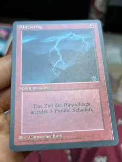 German FBB • Lightning Bolt • Pack Fresh • Mtg (1834) - Image 2