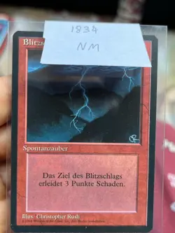 German FBB • Lightning Bolt • Pack Fresh • Mtg (1834) - Image 5