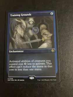 MTG - NM - Training Grounds - Foil Etched - March of the Machine: The Aftermath - Image 1