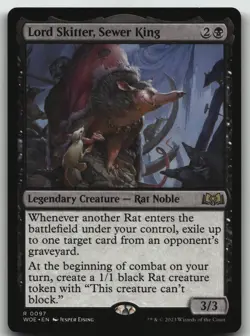 Lord Skitter, Sewer King R Wilds of Eldraine 97 LP - Image 1