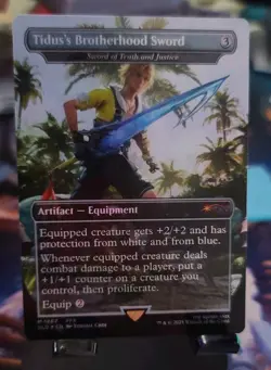 Tidus's Brotherhood Sword - Sword of Truth and Justice (Rainbow Foil) Secret... - Image 1