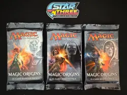 3x Magic Origins Booster Packs Factory Sealed MTG Rare! Free shipping! - Image 1