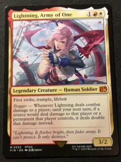 Lightning, Army Of One - FIN - MTG - EN - NM - 0233 - Image 1