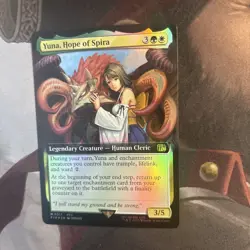MTG Magic - Yuna, Hope of Spira Extended Art FOIL Mythic - FFX 0517 Near Mint NM - Image 3