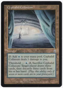 Cephalid Coliseum 2001 Odyssey Colorless Uncommon Land MTG NM AZ2 - Image 1