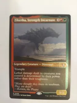 Zilortha, Strength Incarnate (Foil Etched) Commander Masters Foil - Image 1