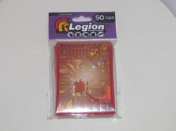 50 LEGION SUPPLIES Red Circuit glossy DECK PROTECTORS CARD SLEEVES Pokemon mtg - Image 1