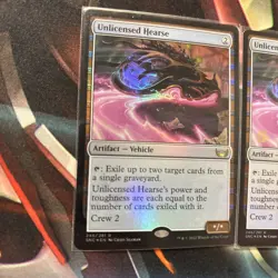 FOIL Unlicensed Hearse-Prerelease Cards X1 & Streets Of New Capenna X1 + Bonus - Image 2