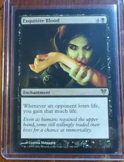 MTG -Exquisite Blood - AVR - #102 - Regular - Rare - NM - Image 1