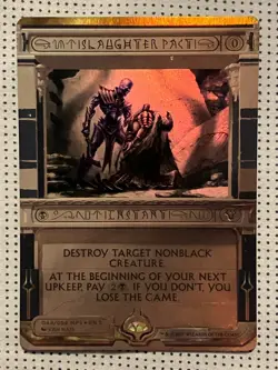 Slaughter Pact Masterpiece Series: Amonkhet Invocations Foil - Image 1