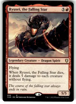 Ryusei, the Falling Star Commander Legends: Battle for Baldur's Gate Regular MTG - Image 1