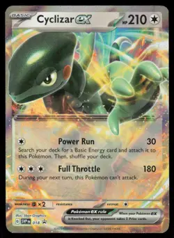 Cyclizar ex 018 Ultra Rare Pokemon Black Star Promo NM - Image 1
