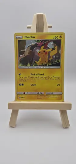 Pikachu SM234 Sun & Moon Holo Ultra Rare Black Star Promo Pokemon Card - Image 1