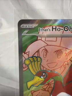 ETHAN’S HO-OH EX 209/182 holo FA Ultra Rare SV: Destined Rivals Pokemon TCG card - Image 2