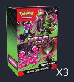 (Lot Of 3) Pokemon TCG Shrouded Fable Booster Bundle - Image 1