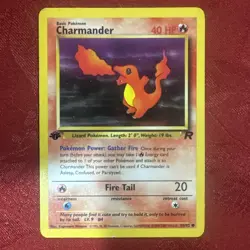 Pokemon Charmander 1st Edition Card 50/82 Team Rocket - Image 1
