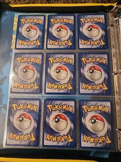 Pokemon Collection Binder Vintage Lot of Cards Holos Rares WoTC 1st Editions EX - Image 4