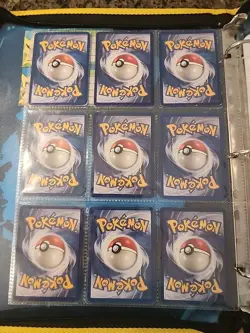 Pokemon Collection Binder Vintage Lot of Cards Holos Rares WoTC EX Era Reverse - Image 2