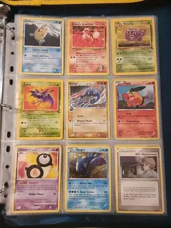 Pokemon Collection Binder Vintage Lot of Cards Holos Rares WoTC EX Era Reverse - Image 4
