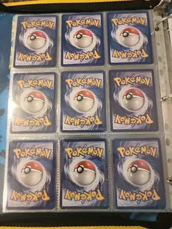 Pokemon Collection Binder Vintage Lot of Cards Holos Rares WoTC EX Era Reverse - Image 5