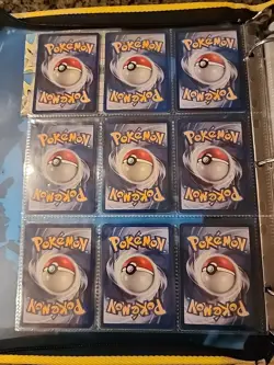 Pokemon Collection Binder Vintage Lot of Cards Holos Rares WoTC 1st Editions Etc - Image 2