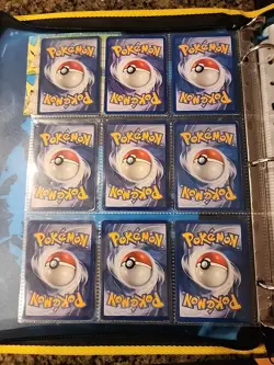 Pokemon Collection Binder Vintage Lot of Cards Holos Rares WoTC Base Lugia Etc - Image 2