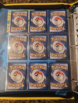 Pokemon Collection Binder Vintage Lot of Cards Holos Rares WoTC E-Reader Etc - Image 2