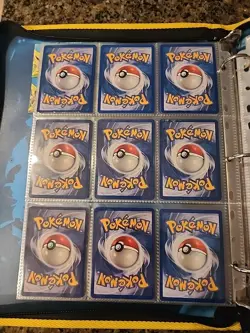Pokemon Collection Binder Vintage Lot of Cards Holos Rares WoTC E-Reader Etc - Image 5