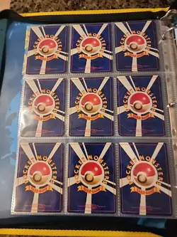 Japanese WoTC Pokemon Card Vintage Collection Binder Lot Holo Rare Base Neo Gym - Image 2