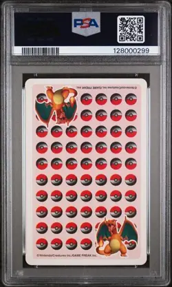 PSA 10 GEM MINT 1998 POKEMON STADIUM RED VERSION PLAYING CARDS CHARMANDER - Image 2