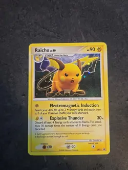 Pokemon TCG Raichu LP Holofoil Diamond and Pearl Promos DP21 - Image 1